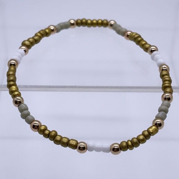 NWT Wool + Pepper Co. Skinny Beaded Bracelet - Picture 1 of 4